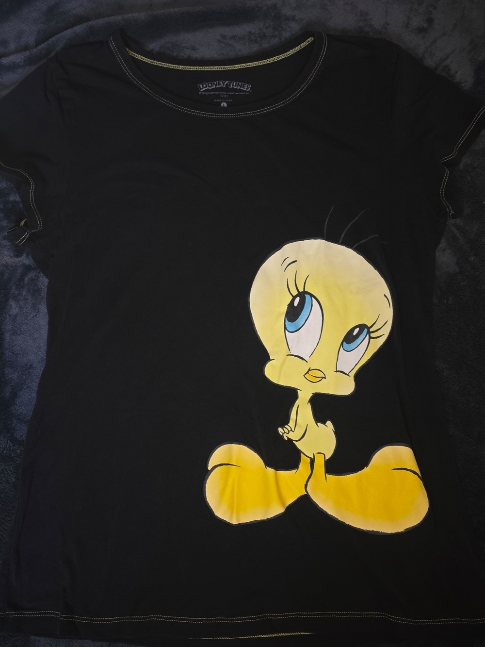 Warner Bros. Tweety Black T-Shirt